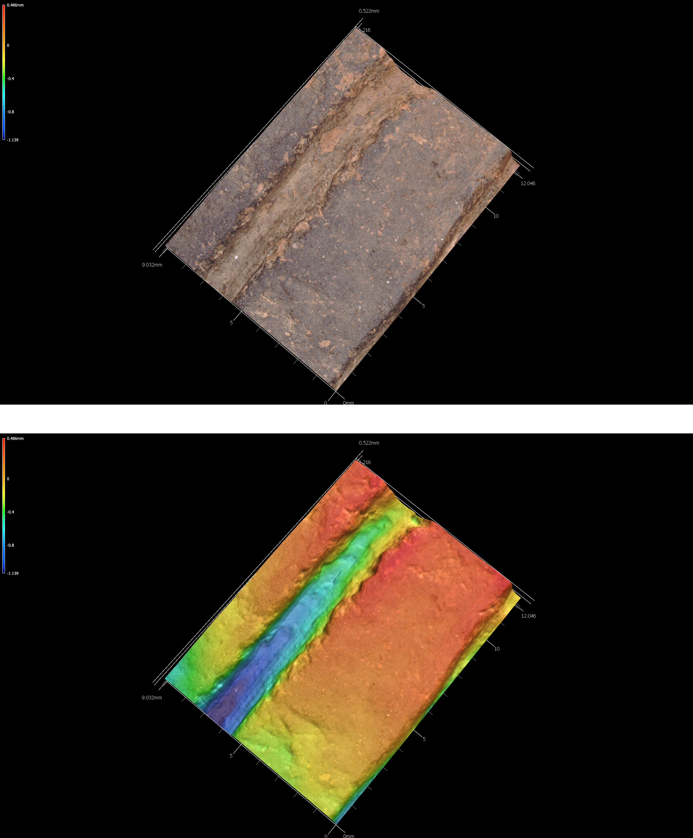 Incisions on sherd 41sb125-3-st27-lot99.