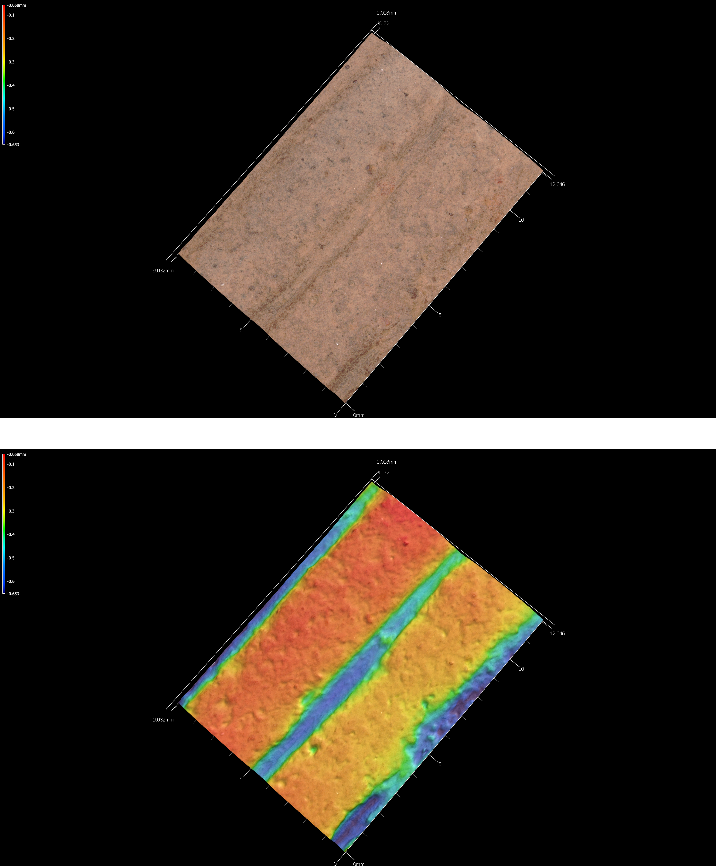 Incisions on sherd 41sb189-10-Lot17.