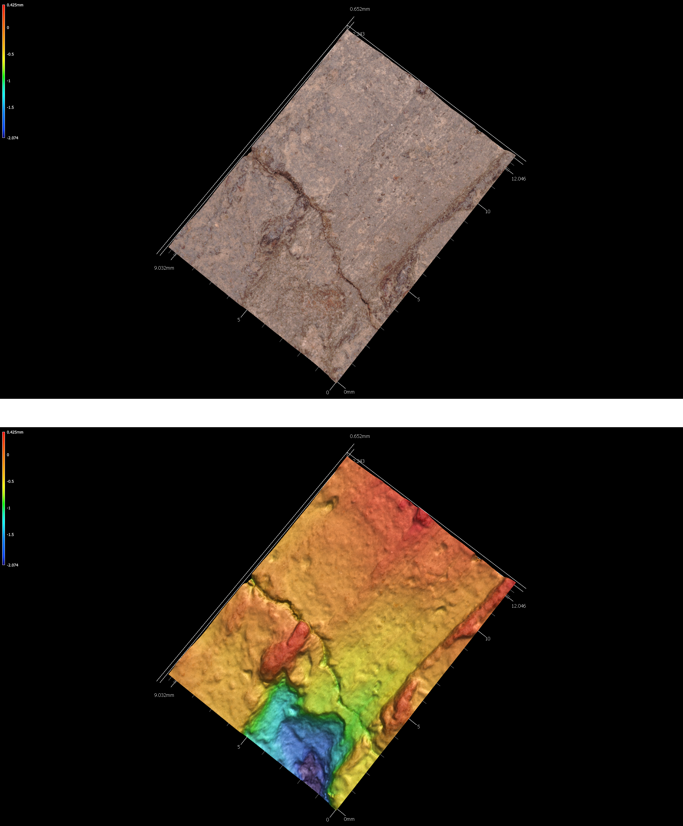 Incisions on sherd 41sb291-9-st61-50-55-lot229.