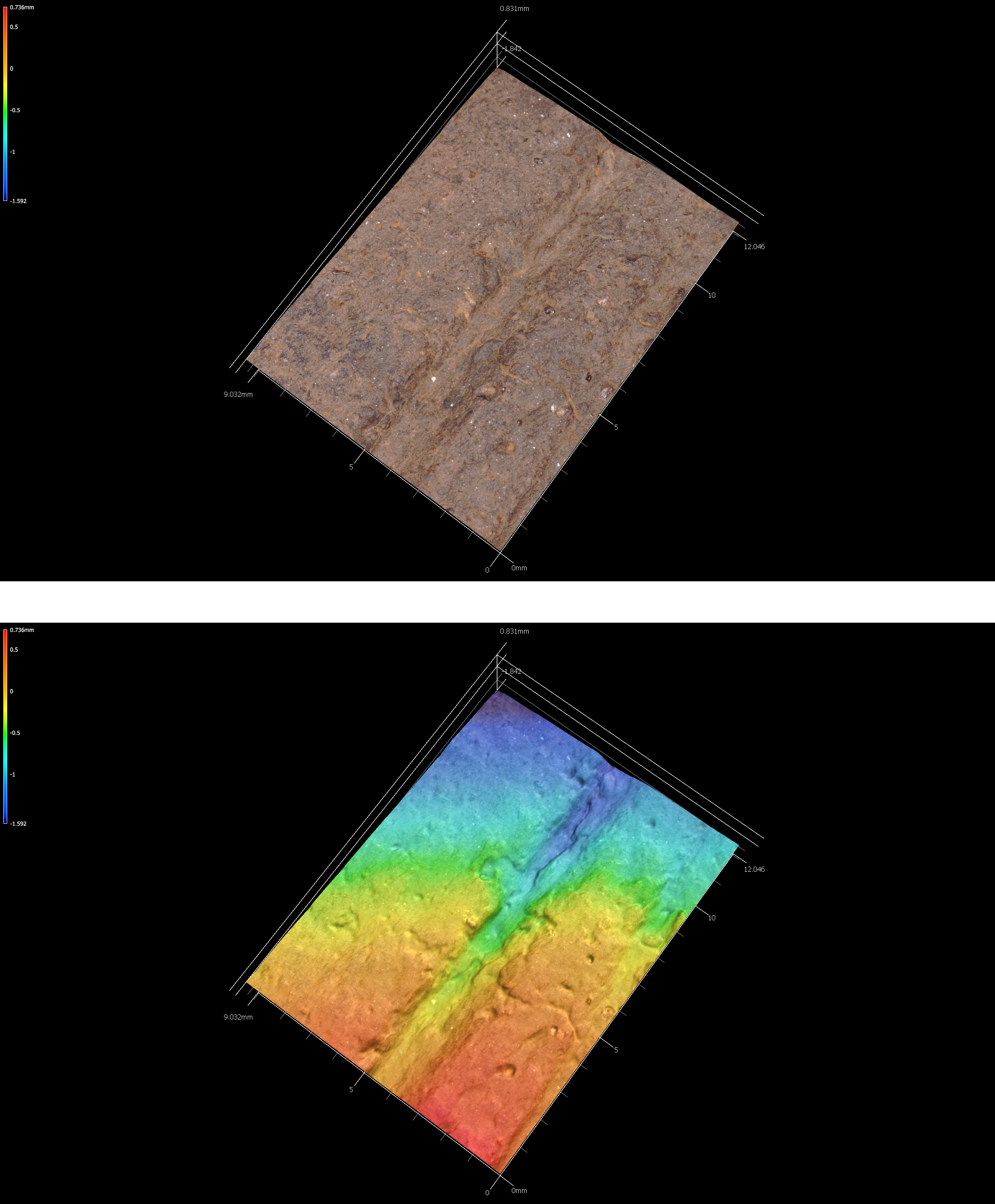 Incisions on sherd 41sy280-84.