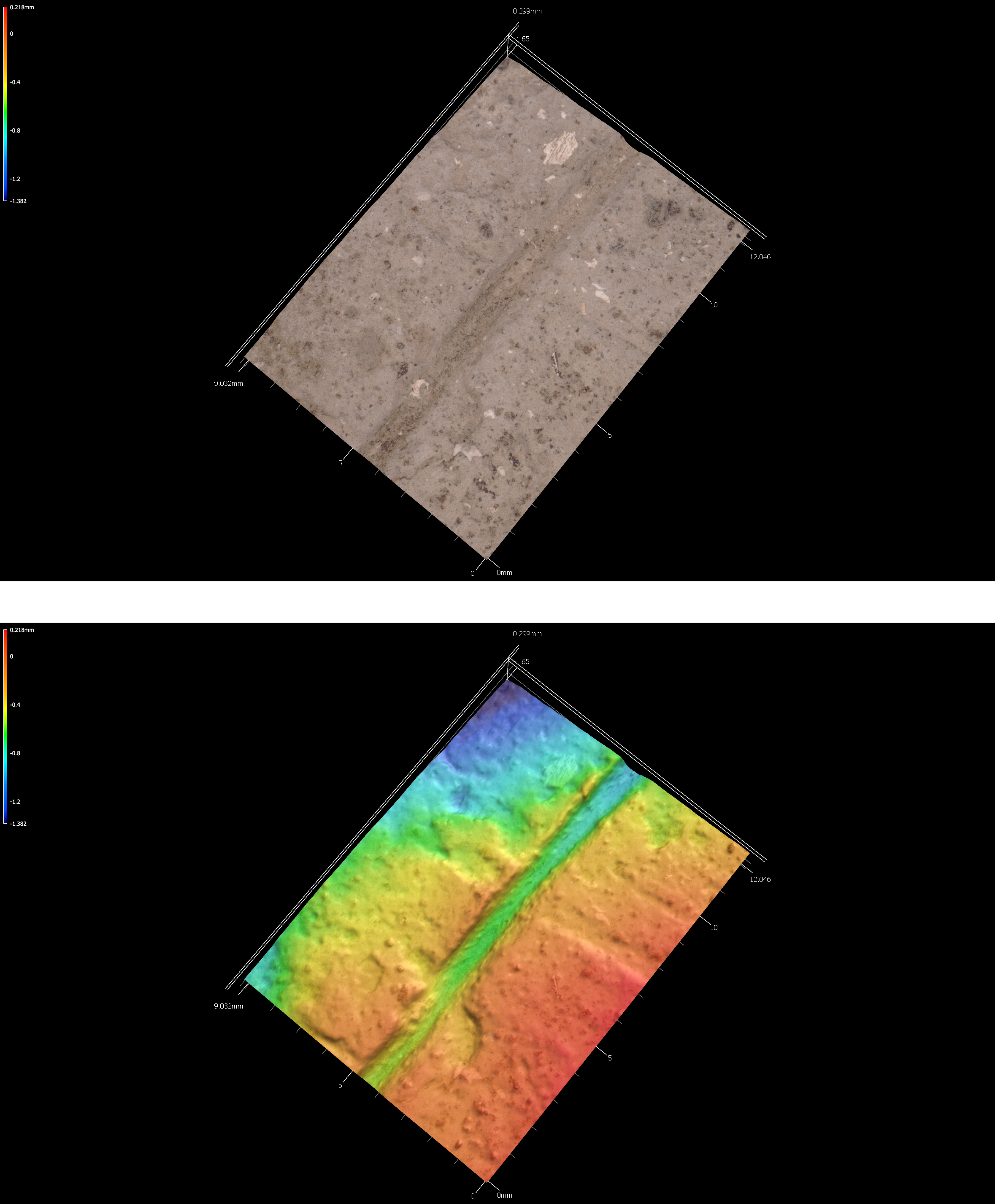 Incisions on sherd 41sy280-lot31.