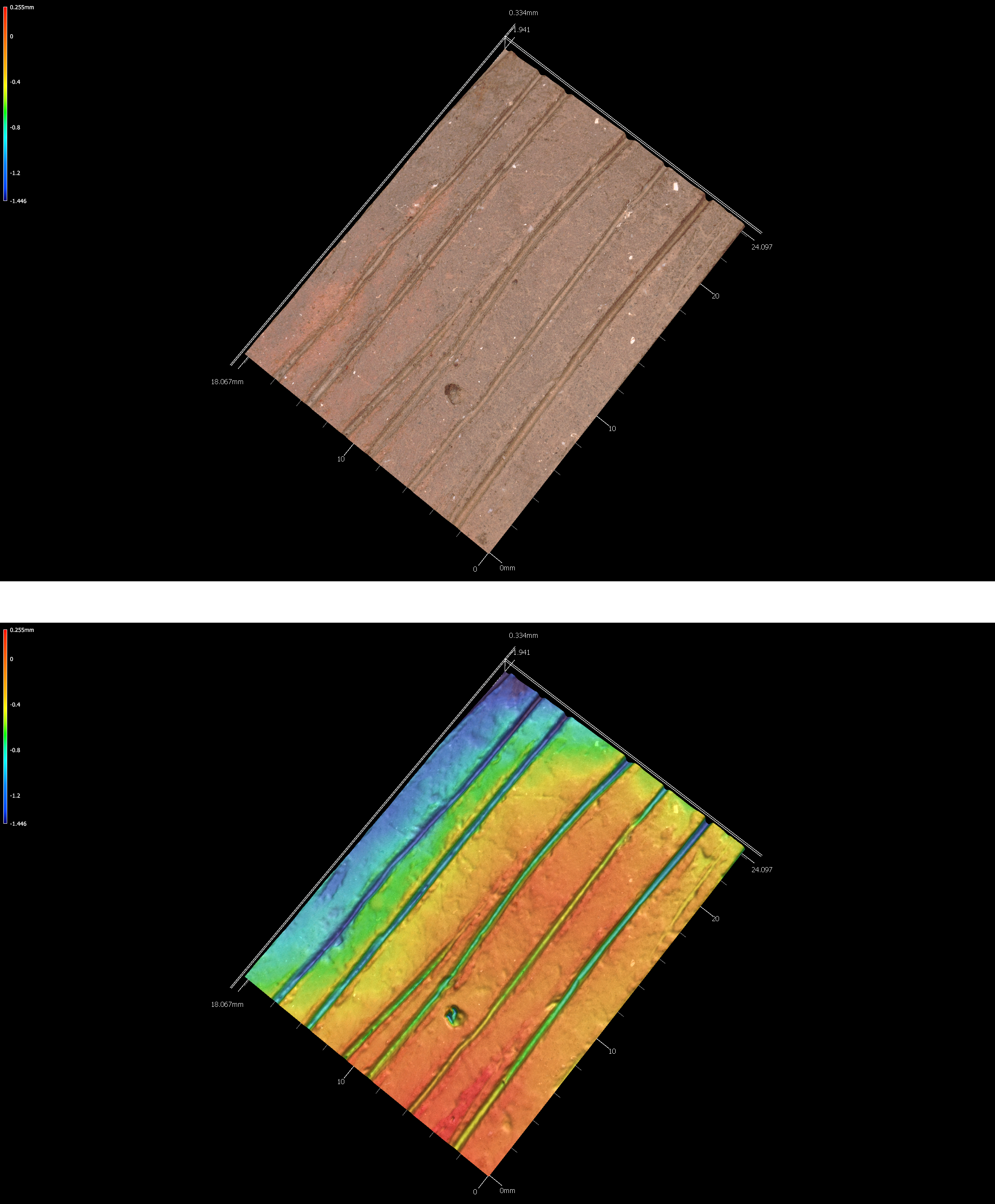 Incisions on sherd 41SY280-lot50.