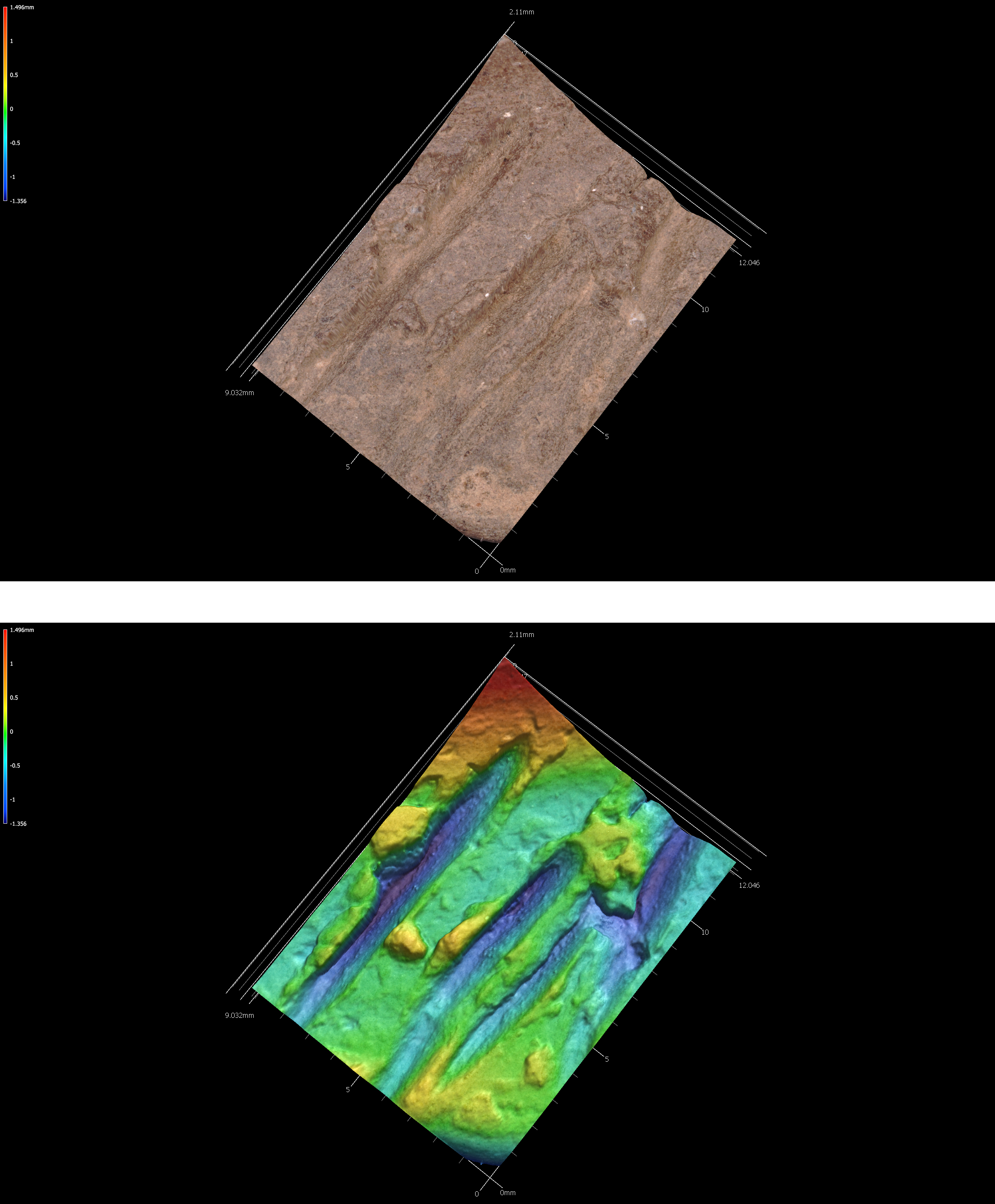 Incisions on sherd 41sy43-1.