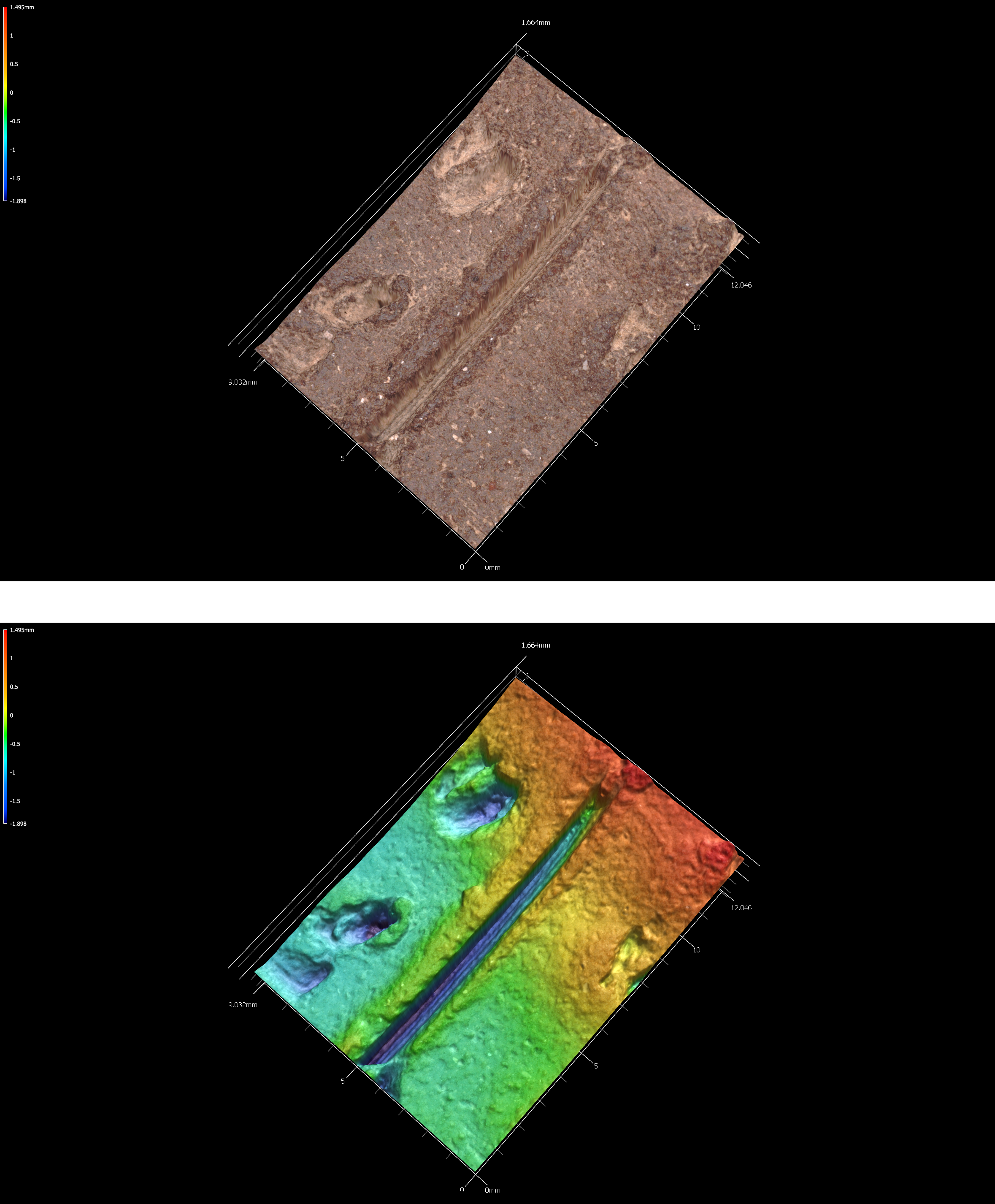 Incisions on sherd 41sy43-lot1035-2030.