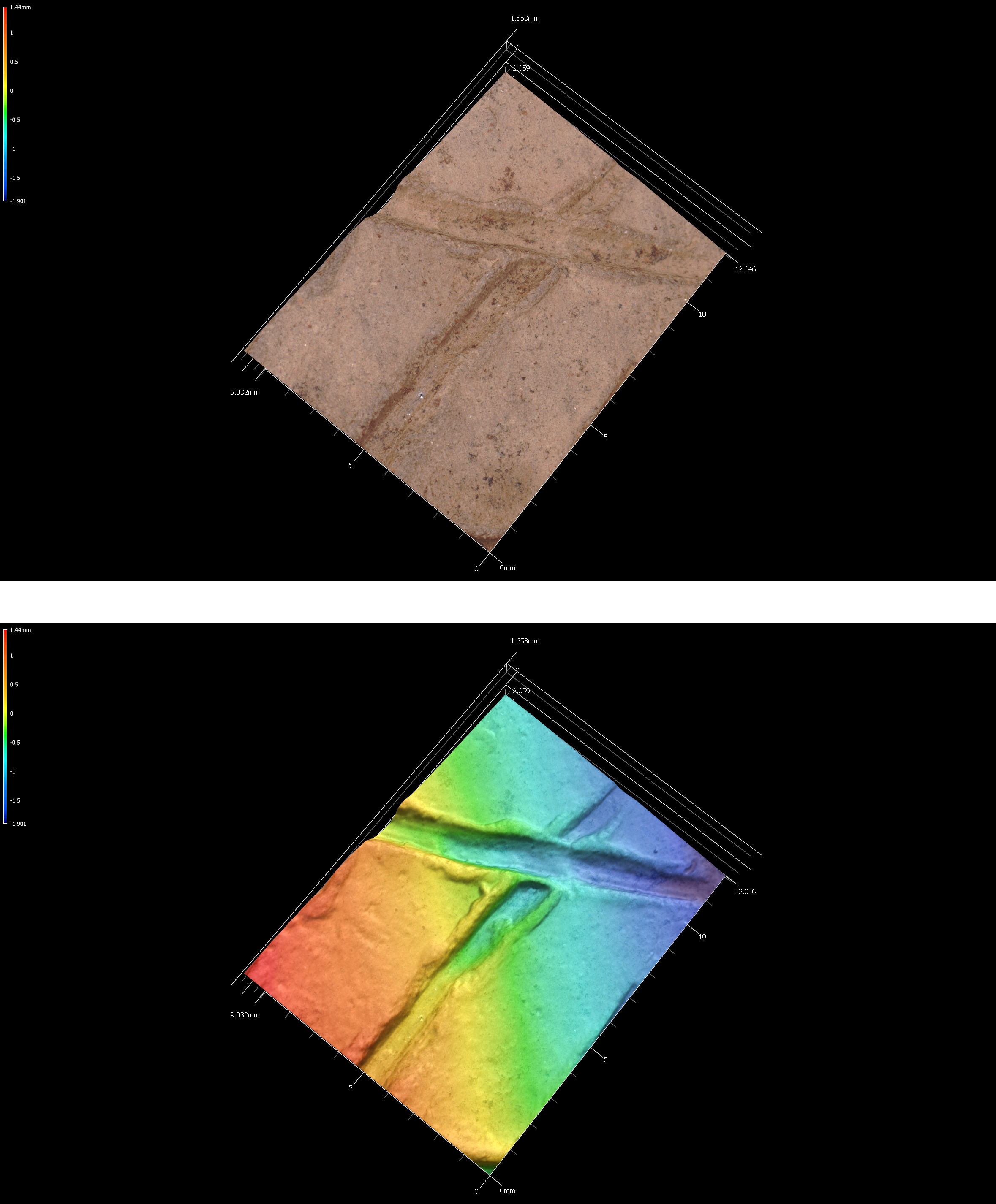 Incisions on sherd 41tn91-u2-1020.