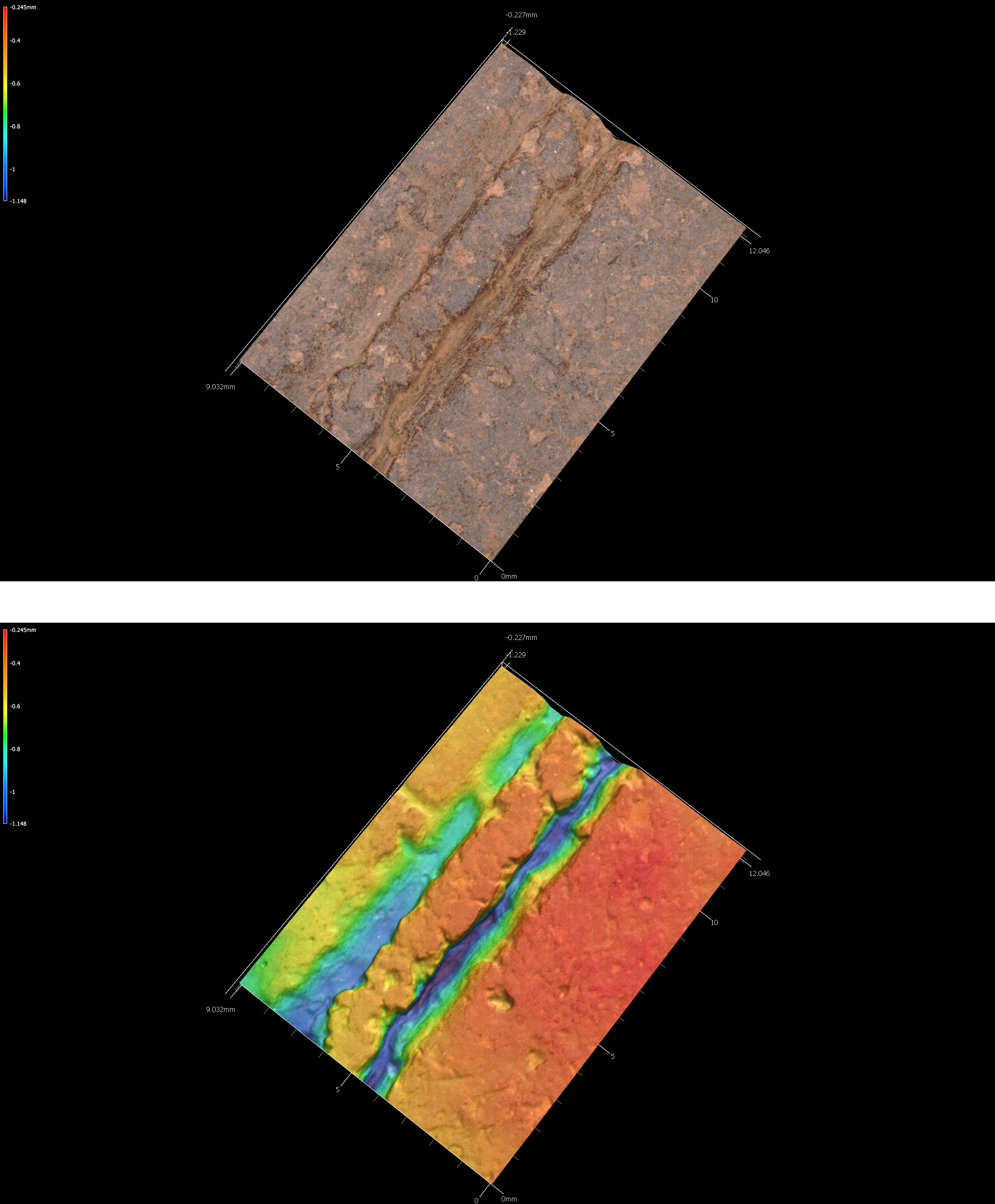 Incisions on sherd 41sa66-4.