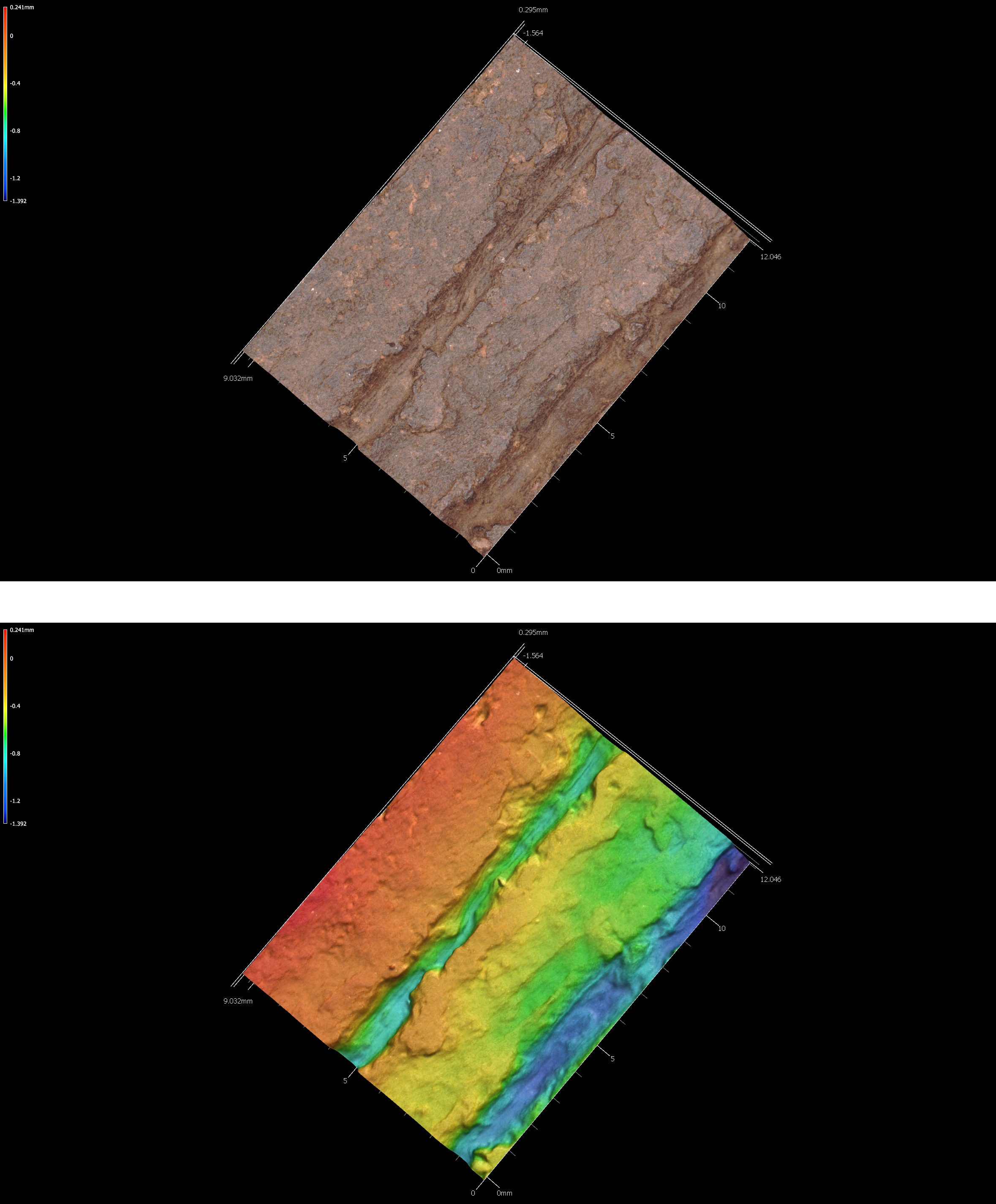 Incisions on sherd 41sa66-6.