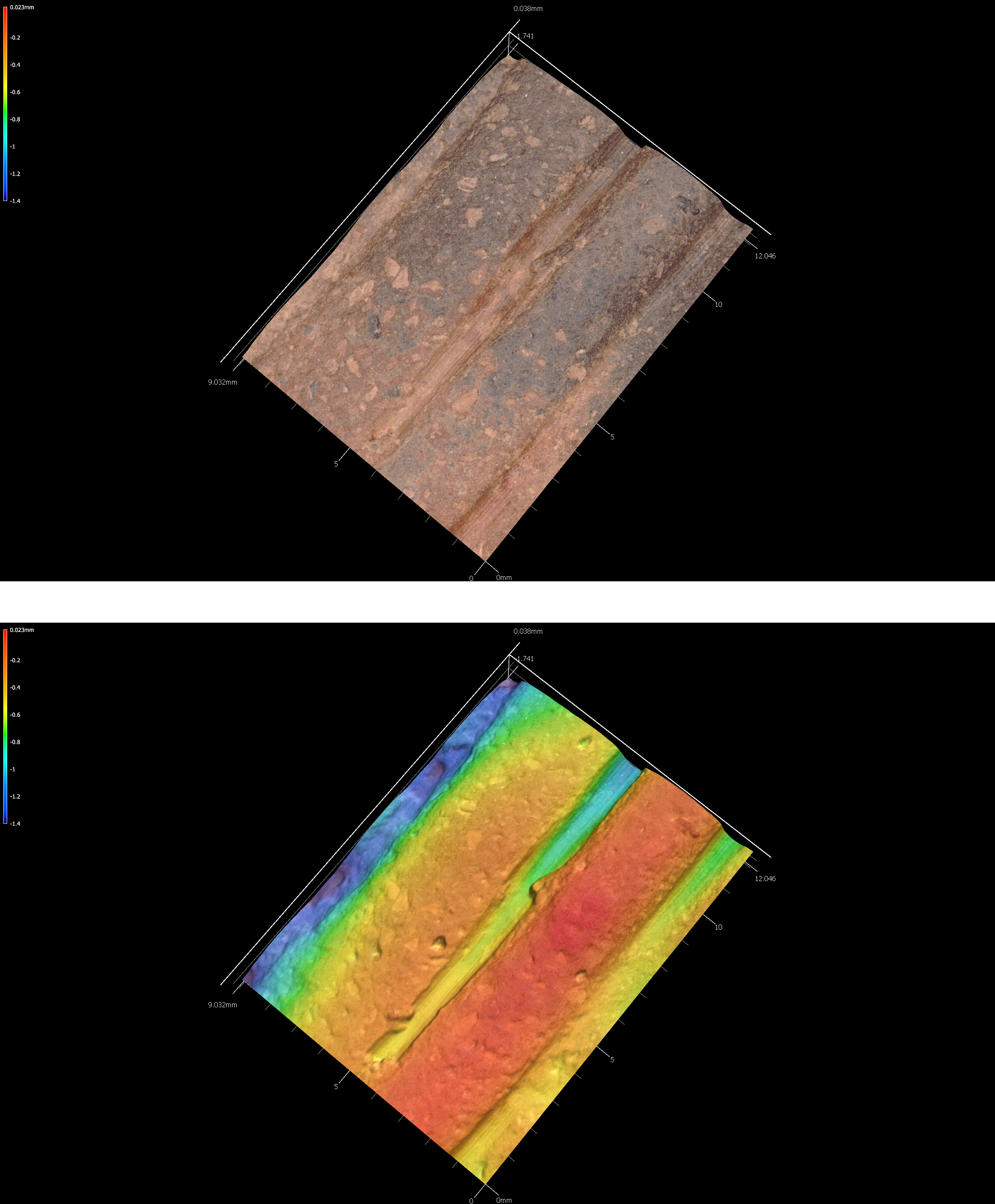 Incisions on sherd 41sa66.